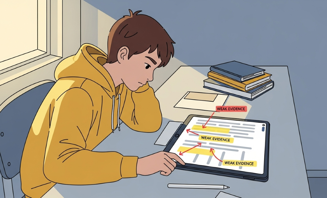 Which Statement Best Explains Why the Evidence Provided in the Text Is a Fallacy?