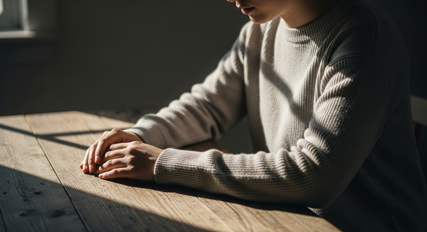 Quiet reflection symbolizing accountability, self-awareness, and emotional growth